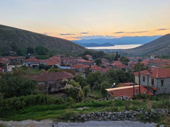 Prespa Lakes Prespa Lakes from the village of Agios Germanos.