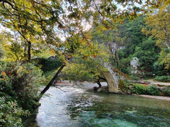 The Voidomatis River The Voidomatis River, a beautiful hiking trail
